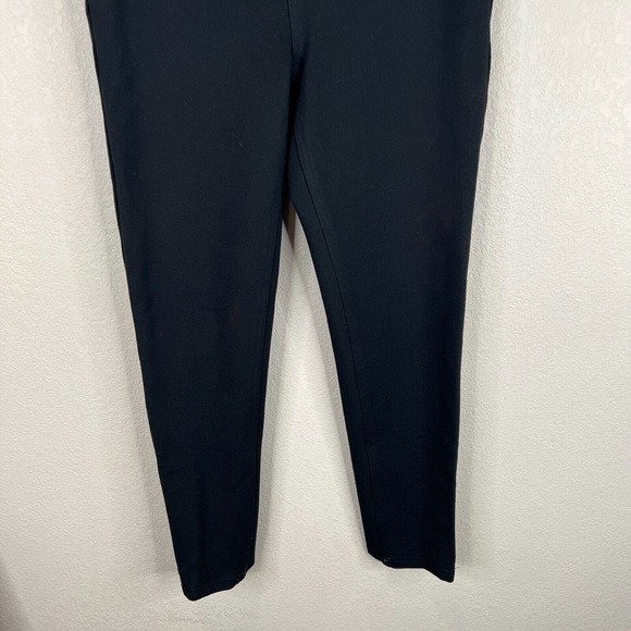 Armani Jeans Womens Ankle Pant Plus Size 3XL Black Ponte Knit Pull‎ On Stirrup - Picture 4 of 14